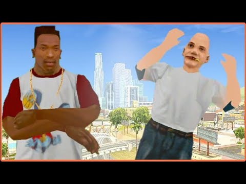 Cj es niñero de Gilipollitas - GTA San Andreas Loquendo.
