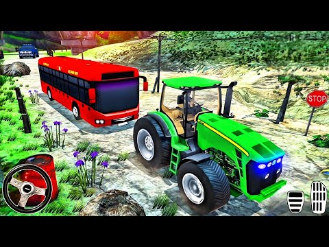Offroad Tractor Pulling USA Driver - Real Cargo Chained Truck Towing Rescue 3D - Android Gameplay