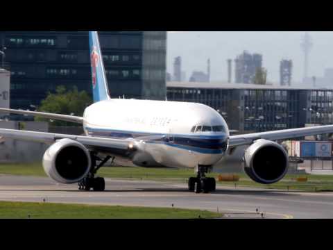 China Southern Cargo Boeing 777-F1B takeoff @ Vienna