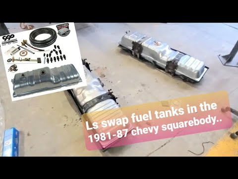 K20 Chevy Square body fuel system LS swap Dual tanks 82-91 GMC Truck conversion fuel injection pump