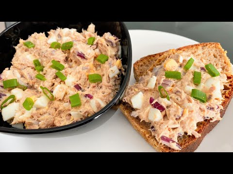 QUICK AND EASY TUNA AND EGG PASTA - PERFECT FOR SANDWICHES!