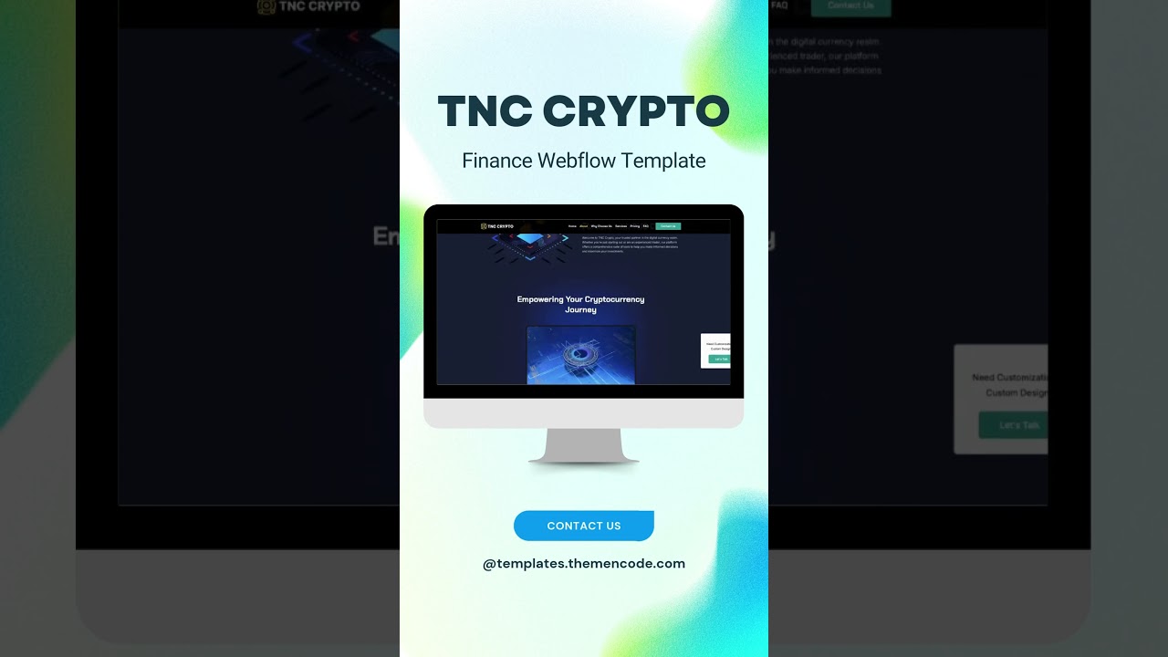 TNC Crypto - Finance Webflow Template