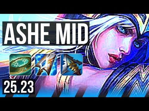 ASHE vs AHRI (MID) | EUW Master | 25.23