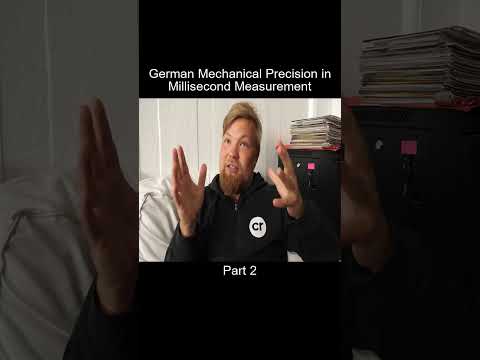 Precision in millisecond measurement: german engineering