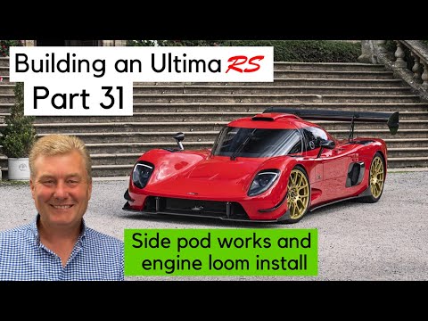 Building an Ultima RS with Nigel Dean. Part 31. Pod works and LS3 loom install