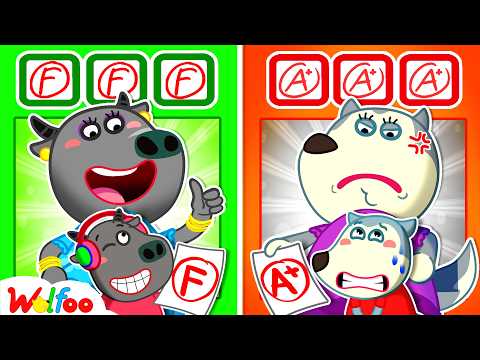 Good Student vs Bad Student - Don't Feel Jealous! Cartoon for Kids | Wolfoo Channel