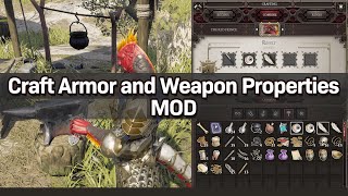 Crafting Armor and Weapon Properties