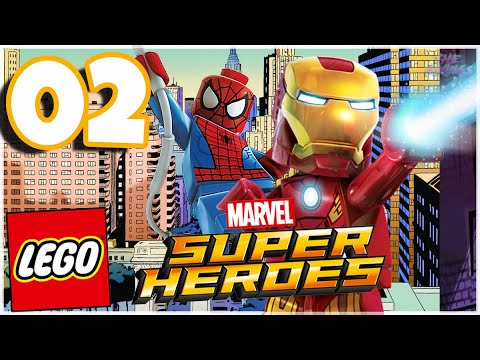 LEGO Marvel Super Heroes Walkthrough Part 2 Trouble at Oscorp (Nintendo Switch) co-op gameplay