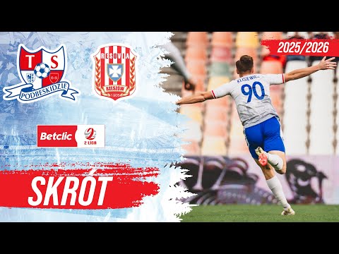 Podbeskidzie - Resovia 3:0 SKRÓT MECZU Betclic 2 Liga (Bramki: Klisiewicz 2x, Biernat)