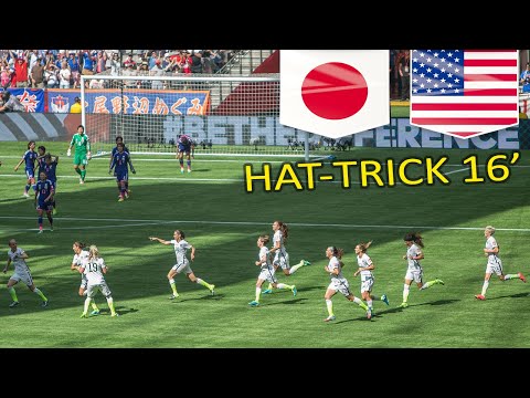 ⚡ Fastest Hat-Trick in World Cup History – Carli Lloyd Shines in 2015 Final: USA vs Japan Highlights