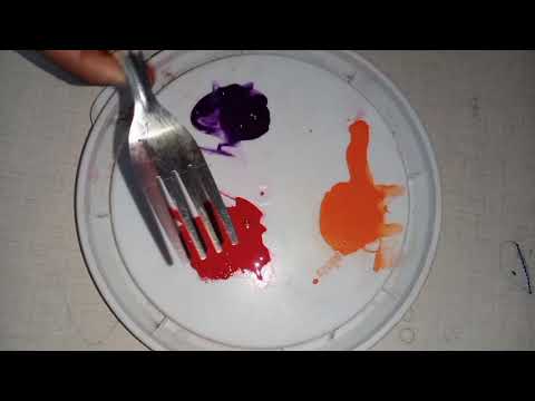 Tulip flower with fork 🌷🌷