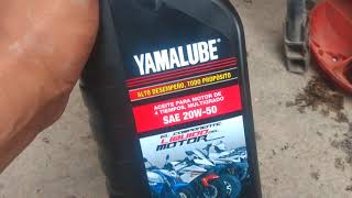 COMO ELEGIR UN BUEN ACEITE - Motores de Cuatro Tiempos (ACEITE YAMALUBE) Cambio De Aceite Tutorial