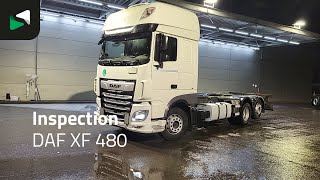 Camion porte-conteneur DAF XF 480 6X2 SSC BDF Retarder Lift+Steering Axle Standklima Euro 6 à vendre - Image 4 | Autoline CI Camion porte-conteneur DAF XF 480 6X2 SSC BDF Retarder Lift+Steering Axle Standklima Euro 6 | Image 4 - Autoline