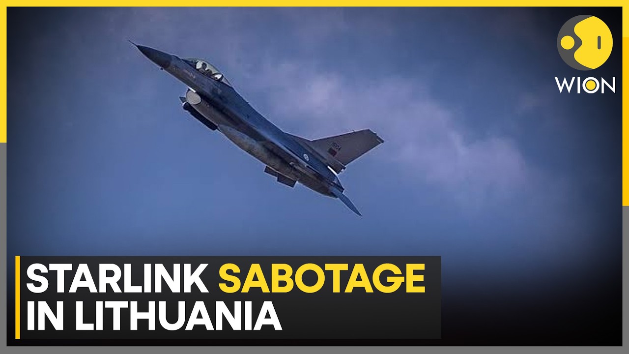 Lithuania Suspects Russia-Linked Arson Attempt at Starlink Facility | WION News