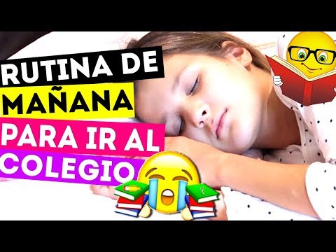 RUTINA DE MAÑANA PARA IR AL COLEGIO | Daniela Golubeva