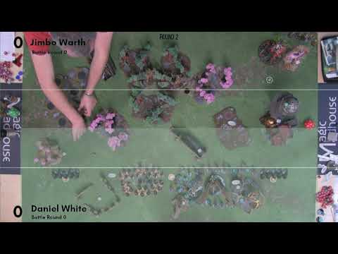 Angelcore 2018 Round 2 - Jimbo Warth (Sylvaneth) vs Daniel White (Nagash)