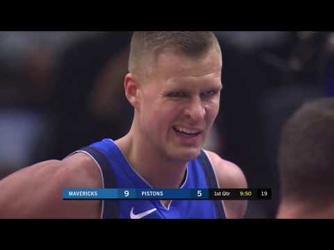 Kristaps Porzingis vs. Pistons: 18 pts, 7 reb, 2 ast, 1 stl Preseason game [09.10.19.]