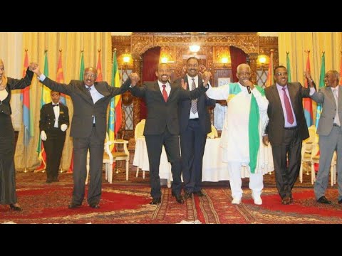 "Selam" Mohammed Ahmed with Prime Minister Abiy Ahmed and Eritrean Delegation at National Palace