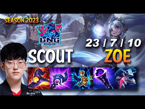 LNG Scout ZOE vs VEL'KOZ Mid - KR Ranked