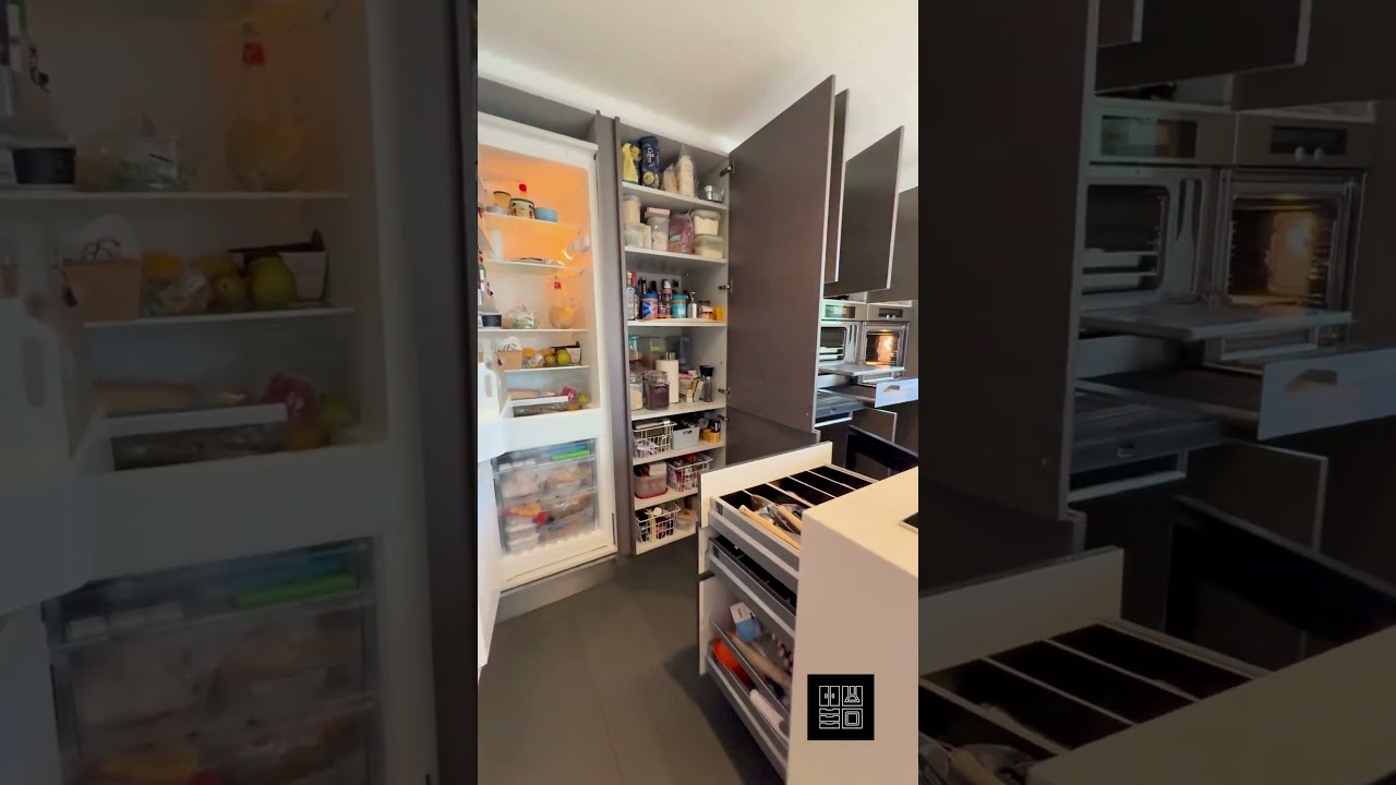 Luxury Eggersmann Toronto Grey Kitchen with Graphite Island