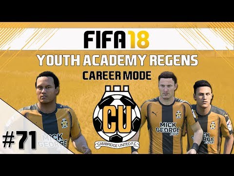 FIFA 18 - Career Mode  - Cambridge United - Youth Academy Regens - EP71