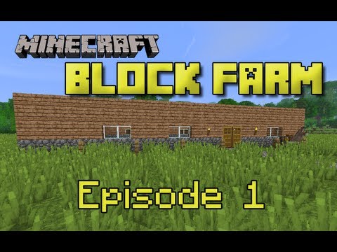"LAYING THE FOUNDATION" - Minecraft Block Farm ep. 1