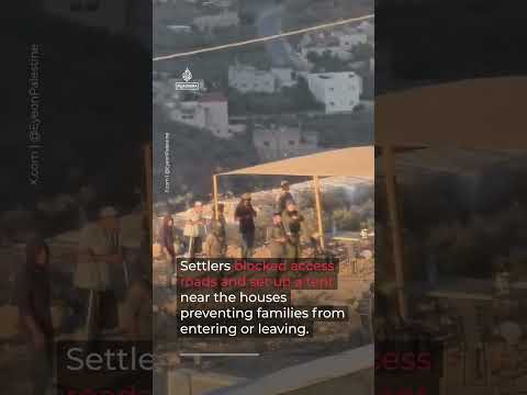 Israeli forces order families to evacuate homes in Qusra