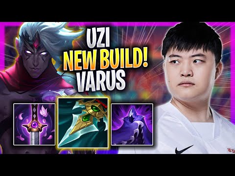 UZI TRIES NEW VARUS BUILD! - Uzi Plays Varus ADC vs Aphelios! | Season 2023