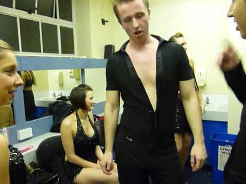 Backstage at the Danceshow