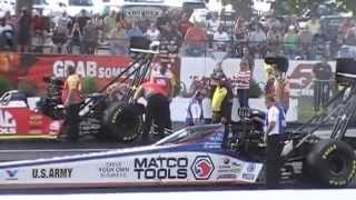 preview picture of video 'Top Fuel Nitro Qualifying - Englishtown NHRA Drag Racing'