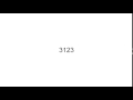 Exotic Number Creatures 3123 Only First Integer