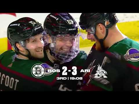 Arizona Coyotes vs Boston Bruins Game Recap - Energy is Unmatched