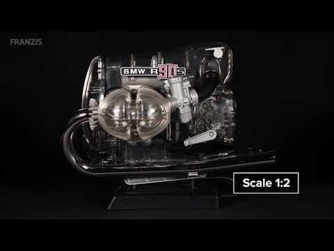 Franzis 67009 - 1:2 BMW R 90 S Flat-Twin Motorcycle Engine