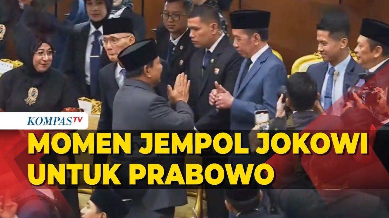 Momen Jempol Jokowi untuk Prabowo usai Pidato di Sidang Tahunan MPR 2025