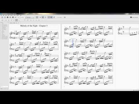 Melody of the Night - Chapter 5 piano sheet music