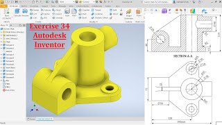 Autodesk Inventor 2025 Tutorial Exercise 34