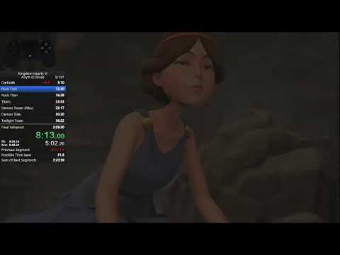 KH3 Crit Any% Speedrun [RTA 3:27:34]