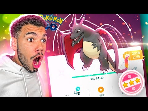CONSEGUI UM CHARIZARD SHINY USANDO UM APLICATIVO - POKEMON GO | Cris |