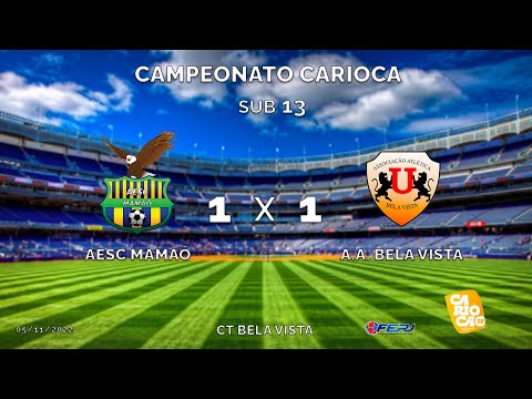 AESC MAMAÔ X BELA VISTA - SUB 13 - CAMPEONATO CARIOCA - CT BELA VISTA