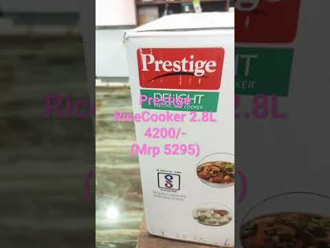 Prestige  RiceCooker 2.8L 4200/-(Mrp 5295)