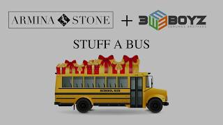 Armina Stone and the Eboyz Foundation Donate to 96.1 KISSFM Stuff-A-Bus Program