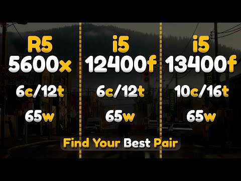 AMD Ryzen 5 5600X vs Intel i5 12400F vs i5 13400F : Test in 14 Games | Ultimate Comparison🔥