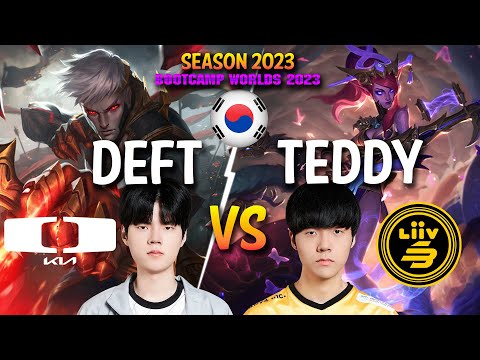 DK Deft vs LSB Teddy - Deft VARUS vs Teddy CAITLYN ADC - Patch 13.22 KR Ranked