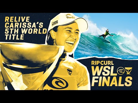 Relive Carissa Moore's 5th World Title At The Inaugural Rip Curl WSL Finals