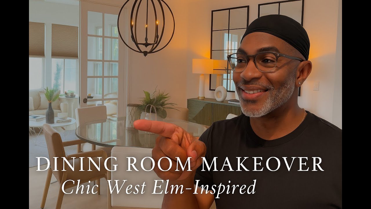 DINING ROOM TRANSFORMATION | Chic West Elm-Inspired Refresh on a Budget | DIY Home Decor Ideas