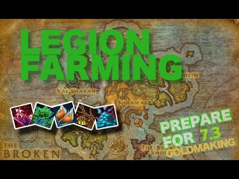 Legion 7.2.5 - Herbalism Guide - How to farm all herbs - Prepare for patch 7.3
