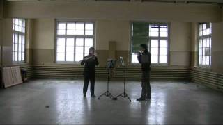 Duo de flûtes basses - Les Chemins de Traverse