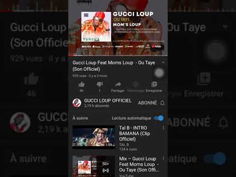 Gucci loup feat Moms Loup ou ta yer