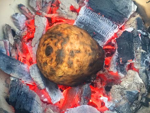 BBQ 52 - Celeriac Caveman style on Big Green Egg