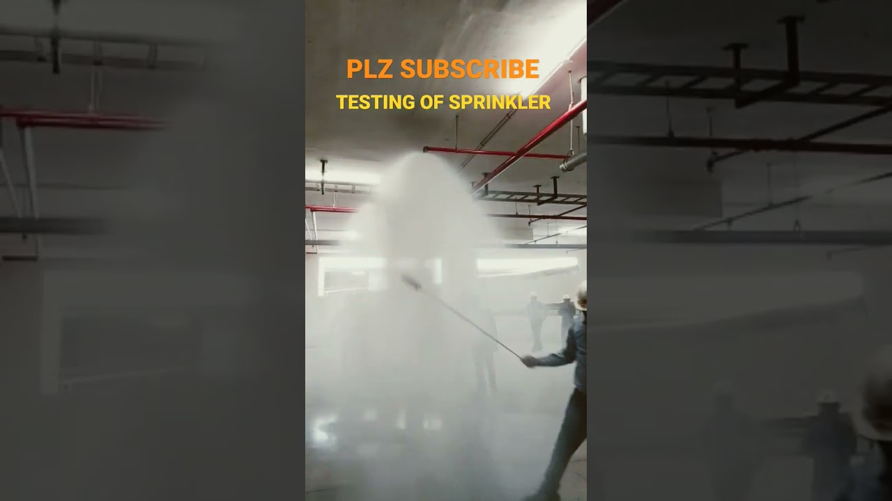 TESTING SPRINKLER SYSTEM BY FIRE AUTHORITIES